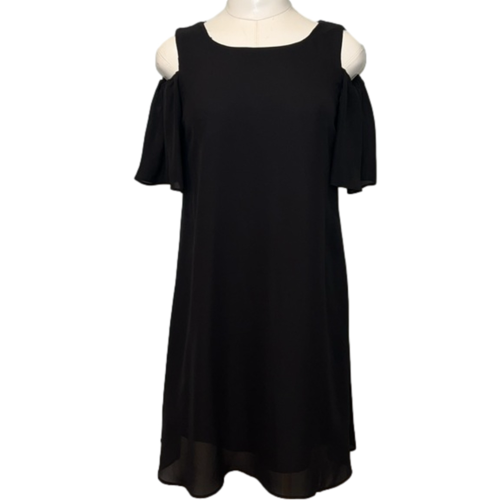 Women’s Cold Shoulder Black Dress